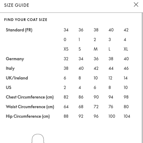 New Sandro "OFFY" Double Breasted Black Long Coat 4 US/36 FR NWT - Picture 9 of 13